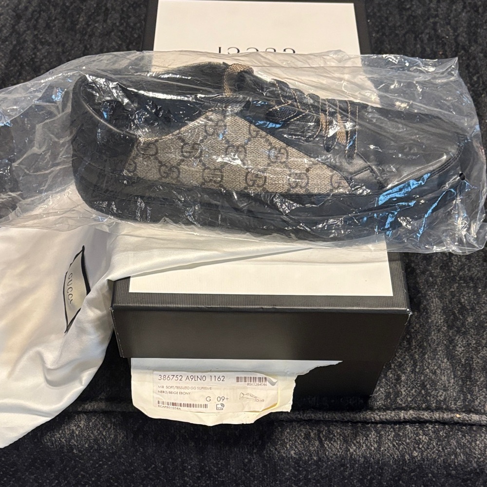 Gucci Black and Brown Sneakers
